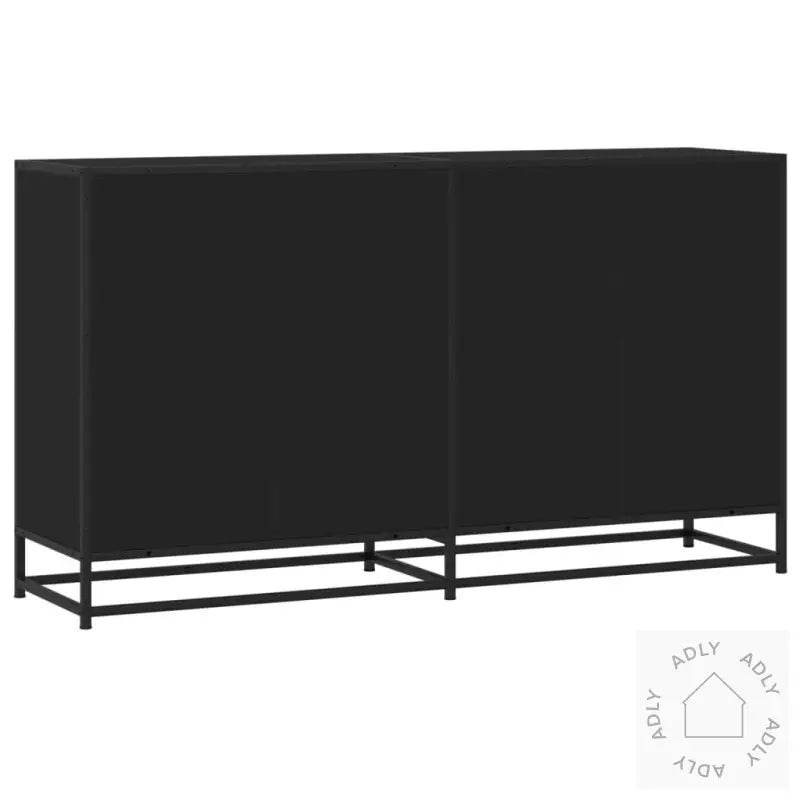 Skjenk Svart 134X35X76 Cm Konstruert Tre