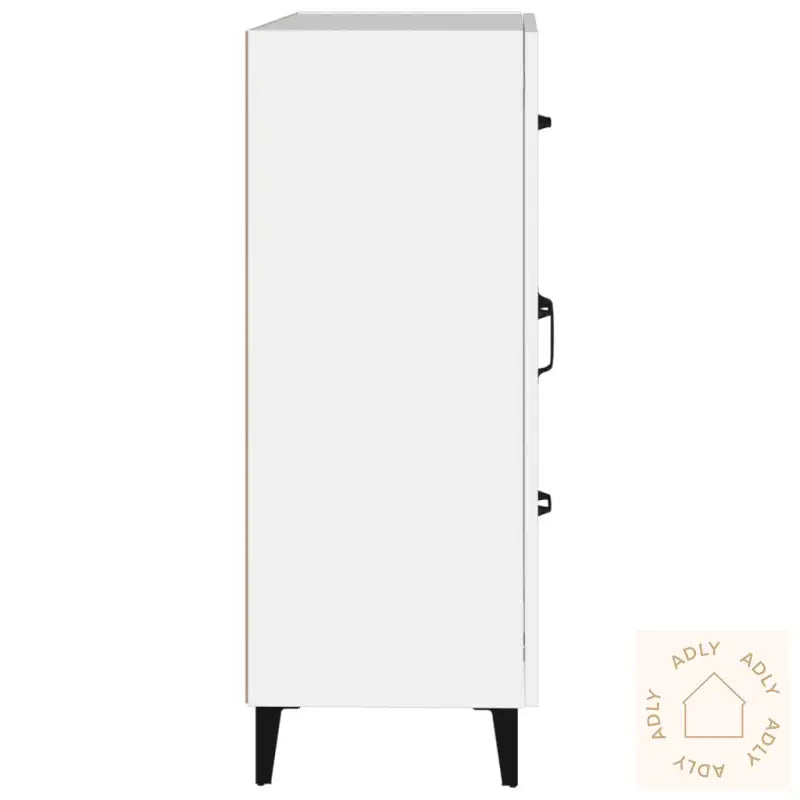 Skjenk Hvit 69,5X34X90 Cm Konstruert Tre