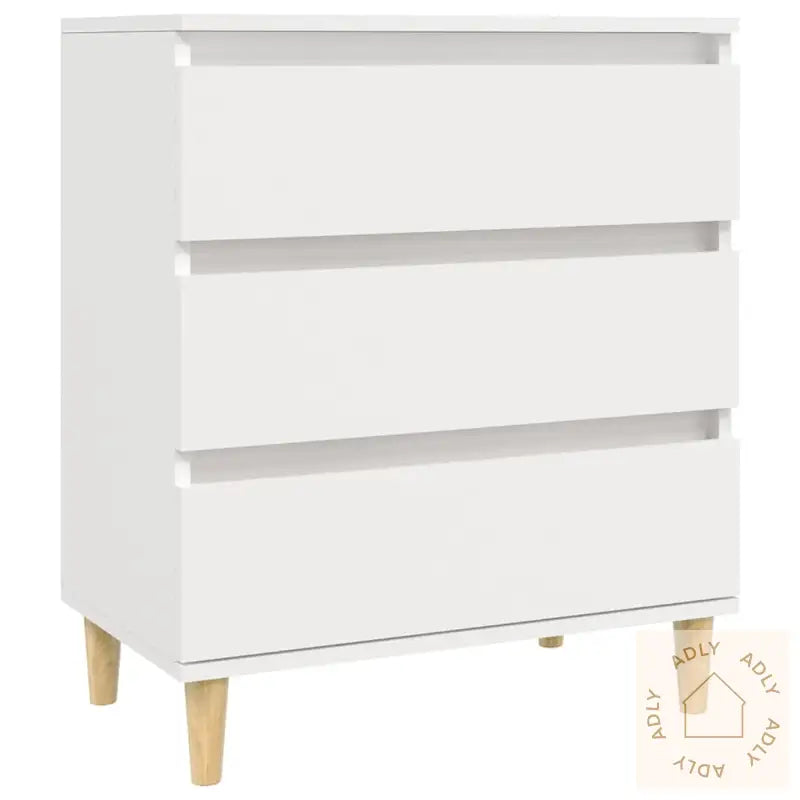Skjenk Hvit 60X35X70 Cm Konstruert Tre