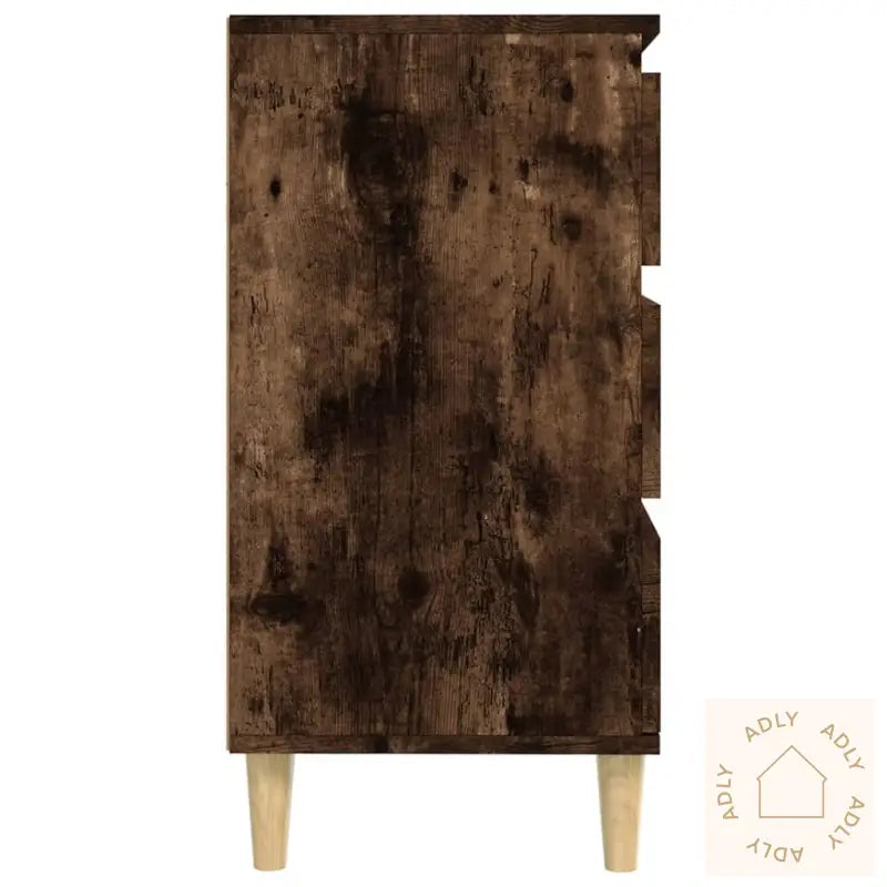 Skjenk Røkt Eik 60X35X70 Cm Konstruert Tre