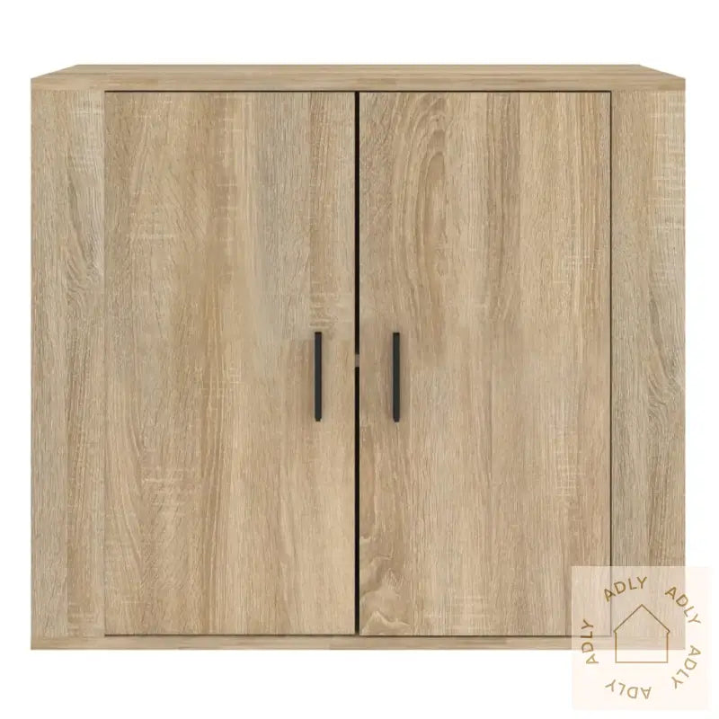 Skjenk Sonoma Eik 80X33X70 Cm Konstruert Tre