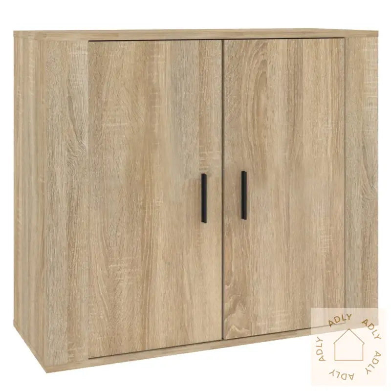 Skjenk Sonoma Eik 80X33X70 Cm Konstruert Tre