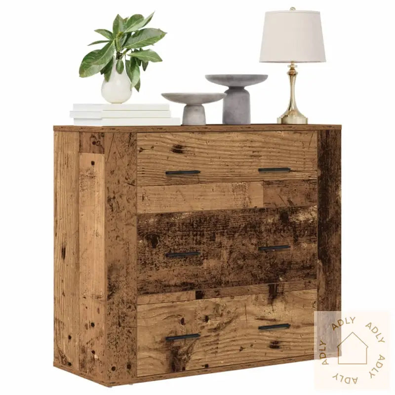 Skjenk Gammelt Tre 80X33X70 Cm Konstruert Tre