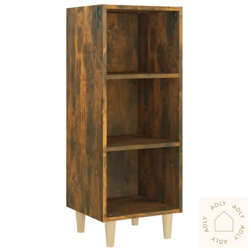 Skjenk Røkt Eik 34,5X32,5X90 Cm Konstruert Tre