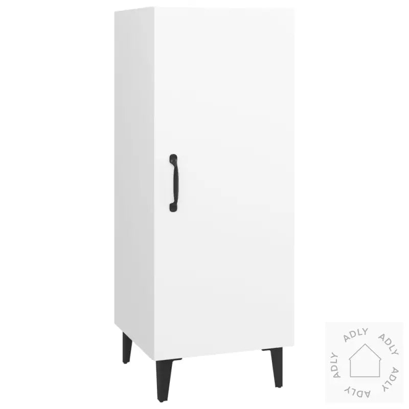 Skjenk Hvit 34,5X34X90 Cm Konstruert Tre