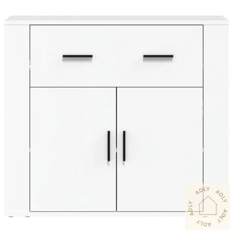 Skjenk Hvit 80X33X70 Cm Konstruert Tre