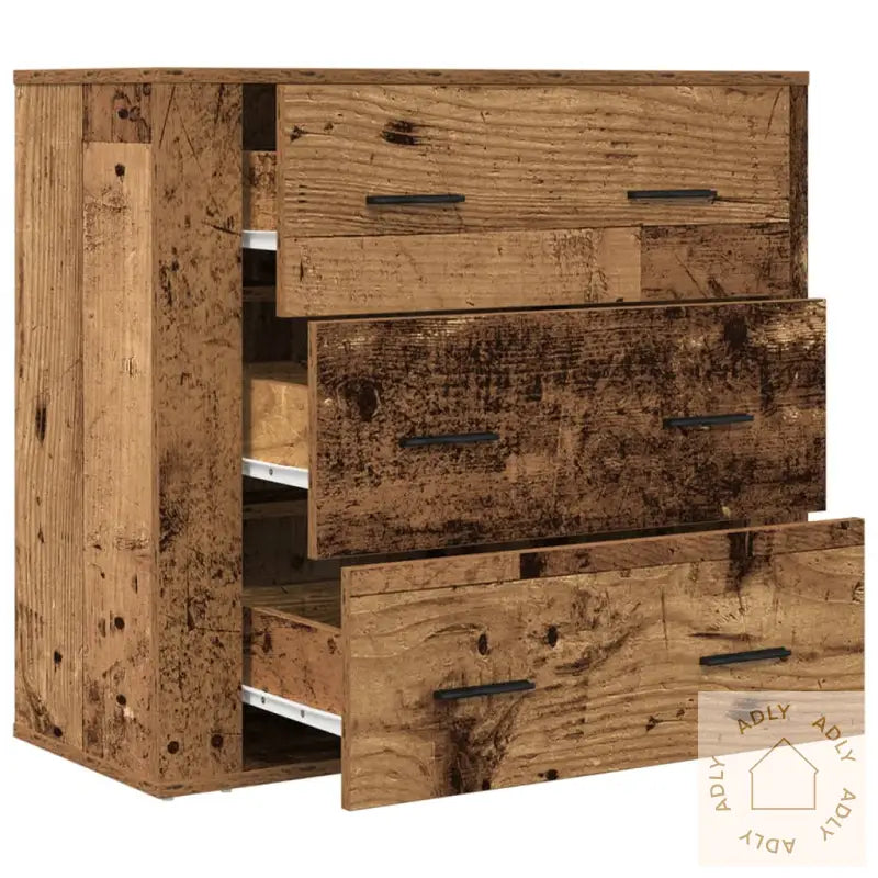 Skjenk Gammelt Tre 80X33X70 Cm Konstruert Tre