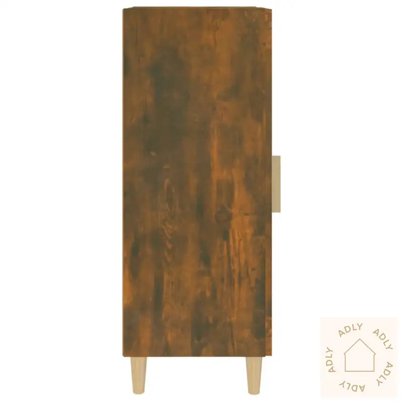 Skjenk Røkt Eik 34,5X34X90 Cm Konstruert Tre