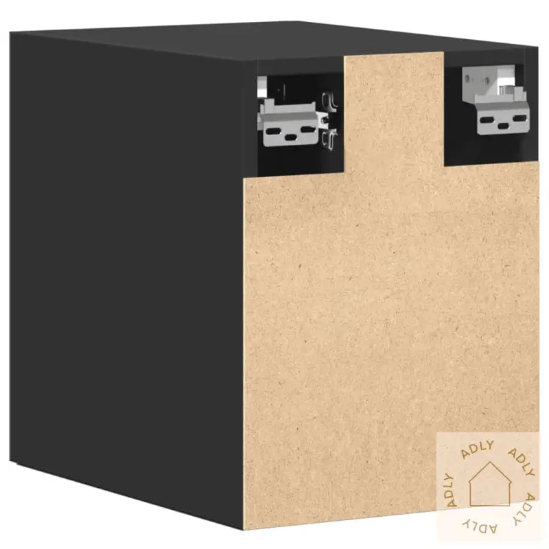 Veggskap Svart 30X42,5X40 Cm Konstruert Tre