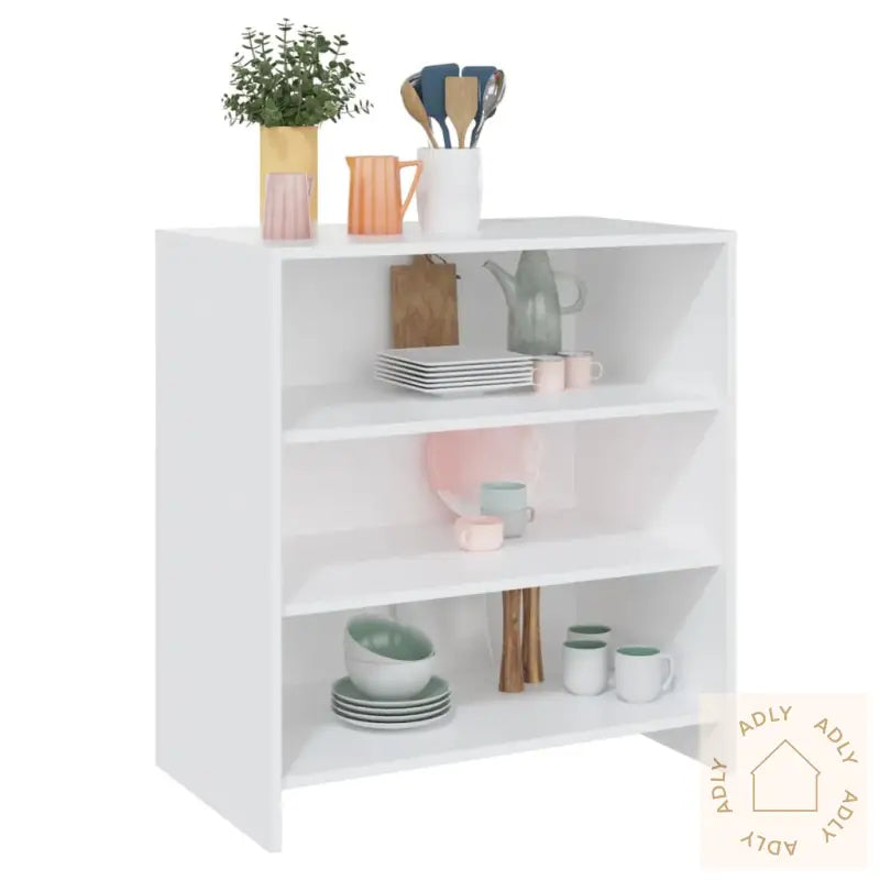 Skjenk Hvit 70X40,5X75 Cm Konstruert Tre