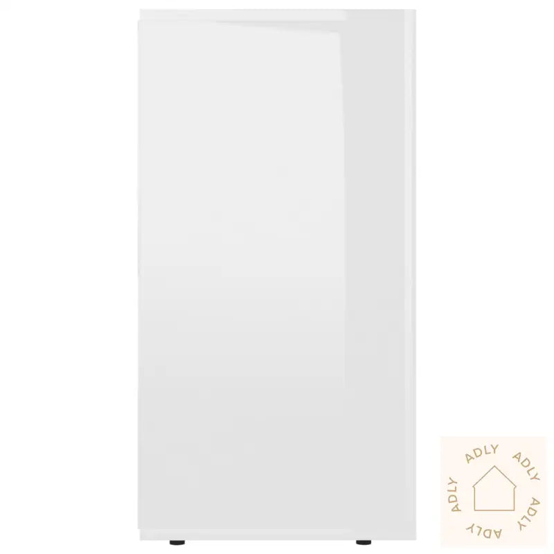 Skjenk Høyglans Hvit 120X36X69 Cm Konstruert Tre