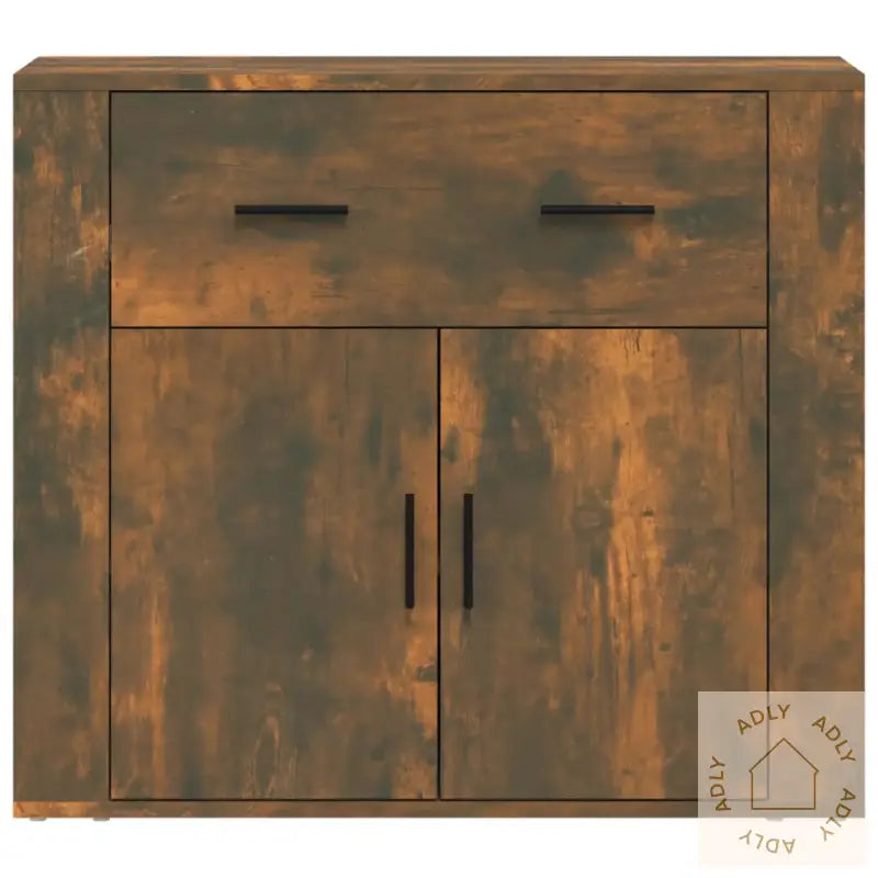 Skjenk Røkt Eik 80X33X70 Cm Konstruert Tre