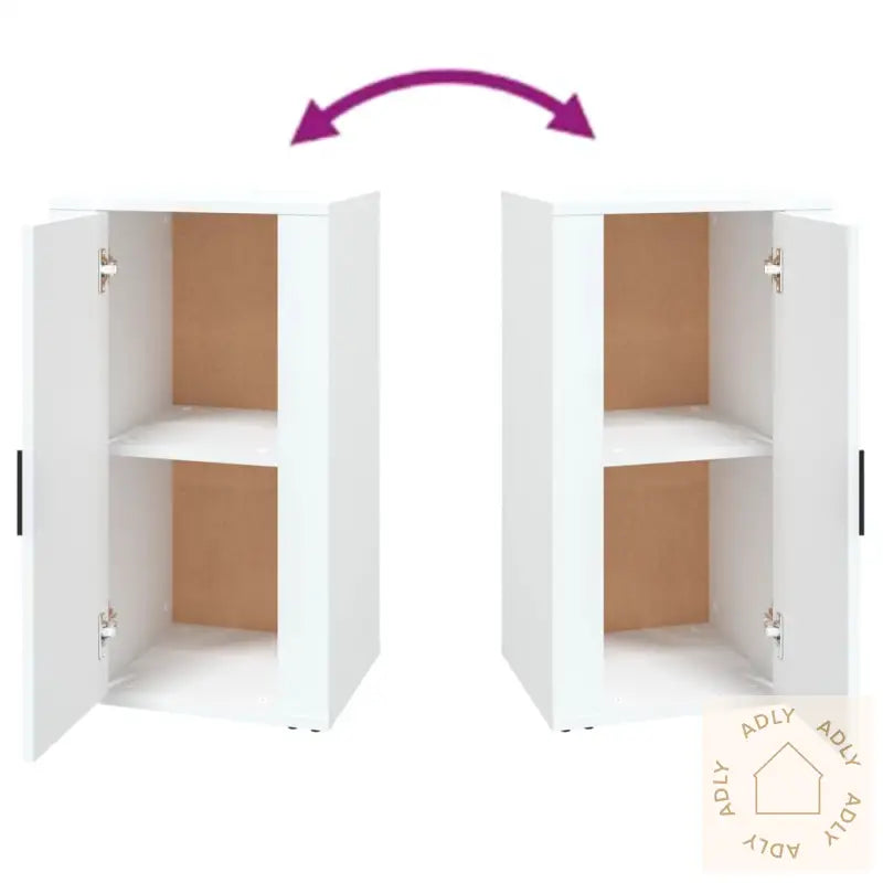 Skjenk Hvit 40X33X70 Cm Konstruert Tre
