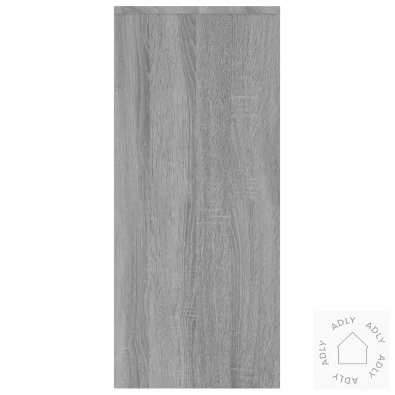 Skjenk Grå Sonoma Eik 102X33X75 Cm Konstruert Tre