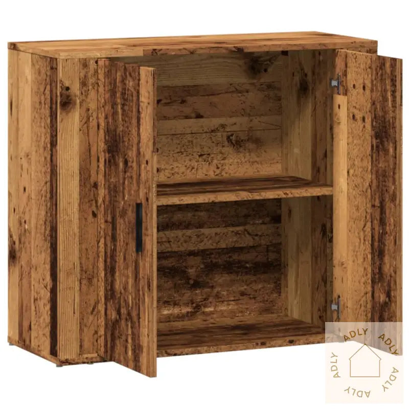 Skjenk Gammelt Tre 80X33X70 Cm Konstruert Tre