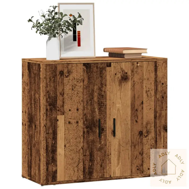 Skjenk Gammelt Tre 80X33X70 Cm Konstruert Tre