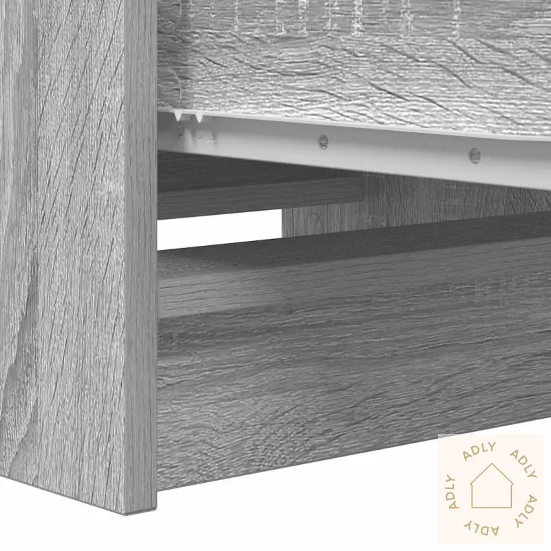 Skjenk Grå Sonoma 37,5X35X99 Cm Konstruert Tre