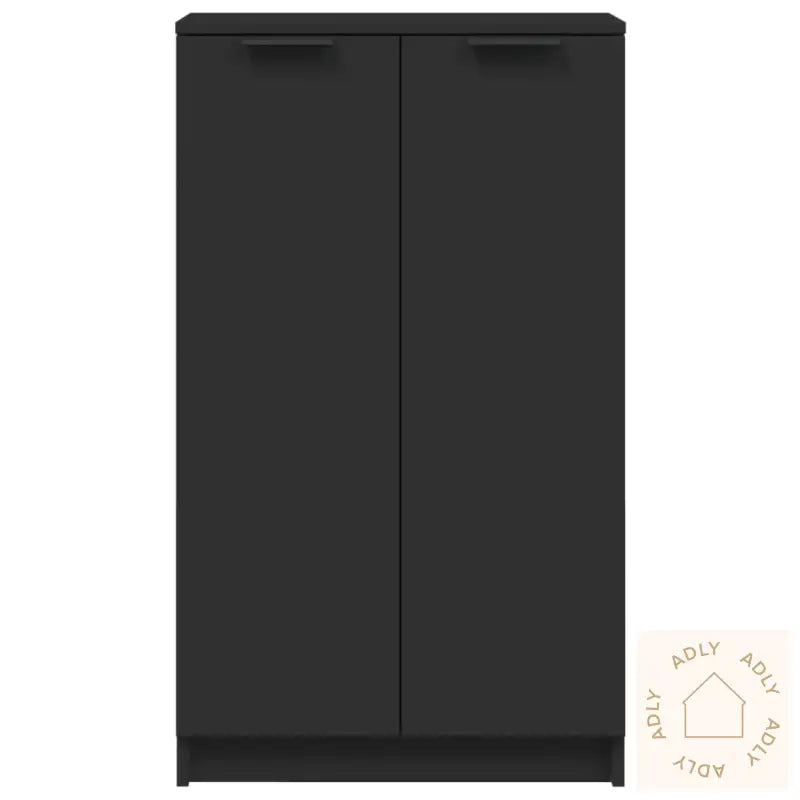 Skoskap Svart 59X35X100 Cm Konstruert Tre