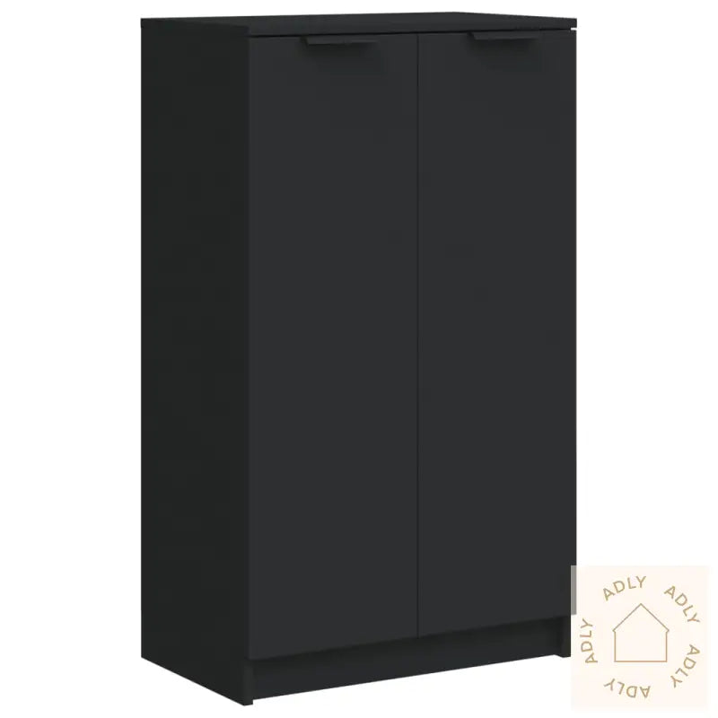 Skoskap Svart 59X35X100 Cm Konstruert Tre
