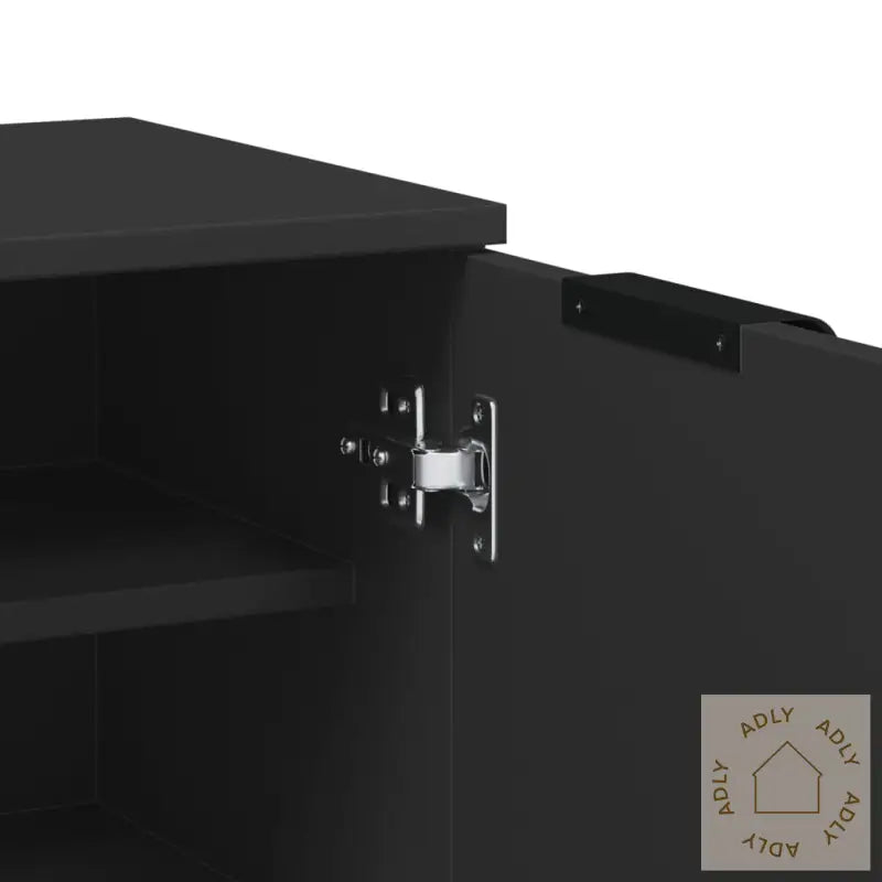 Skoskap Svart 59X35X100 Cm Konstruert Tre