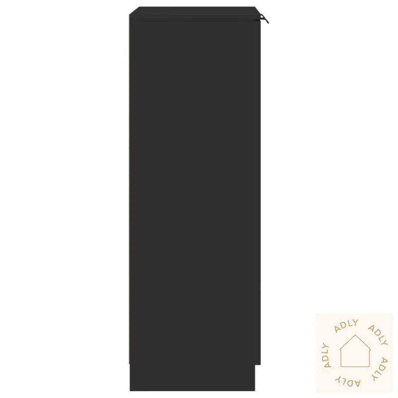 Skoskap Svart 59X35X100 Cm Konstruert Tre