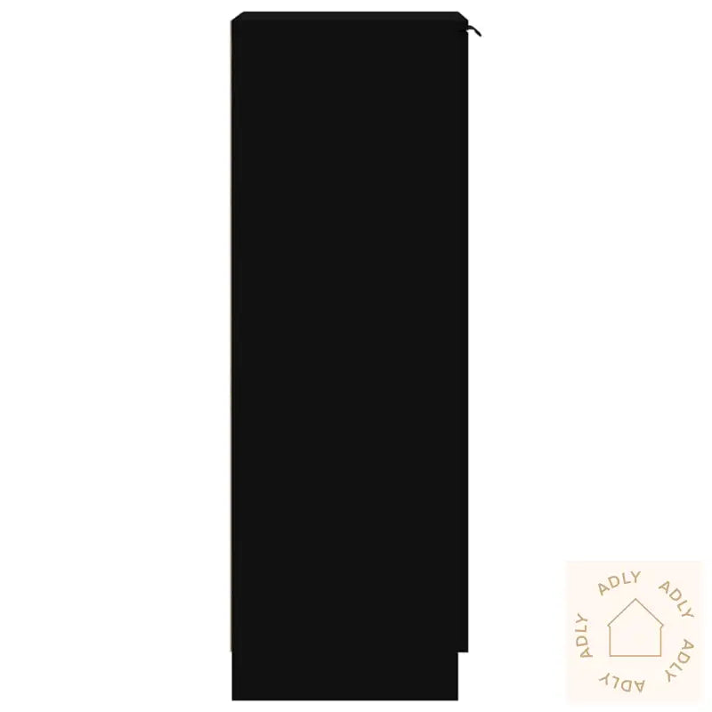 Skoskap Svart 30X35X100 Cm Konstruert Tre