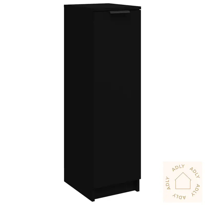 Skoskap Svart 30X35X100 Cm Konstruert Tre