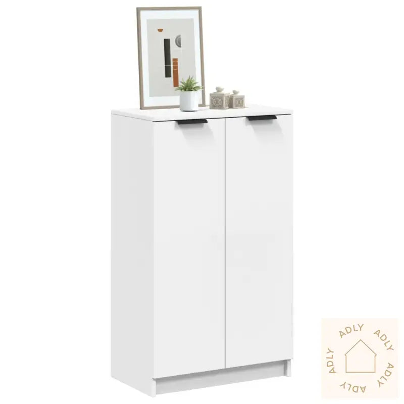 Skoskap Hvit 59X35X100 Cm Konstruert Tre