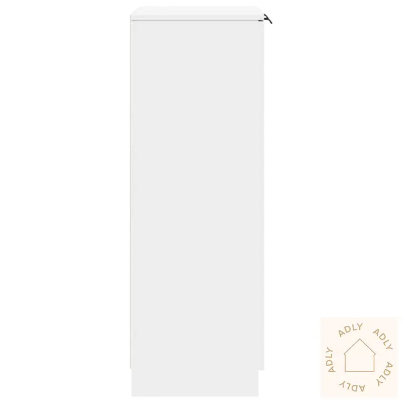 Skoskap Hvit 59X35X100 Cm Konstruert Tre