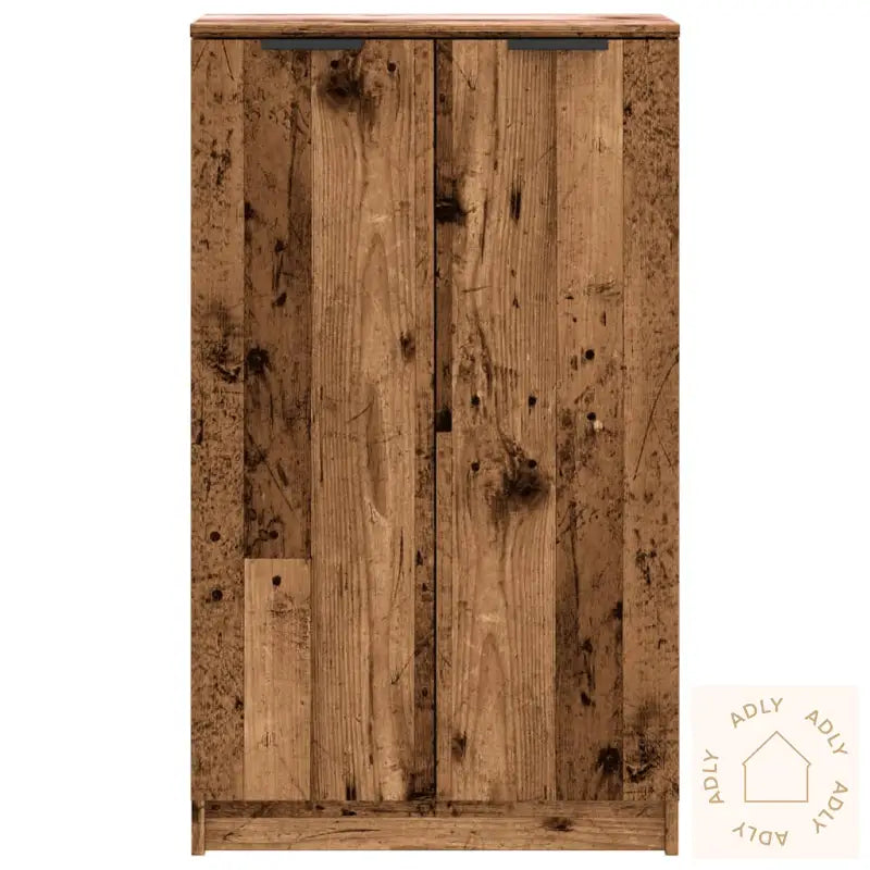 Skoskap Gammelt Tre 59X35X100,5 Cm Konstruert Tre