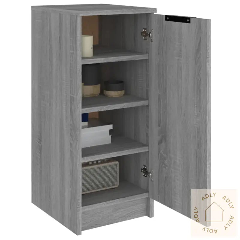 Skoskap Grå Sonoma 30X35X70 Cm Konstruert Tre