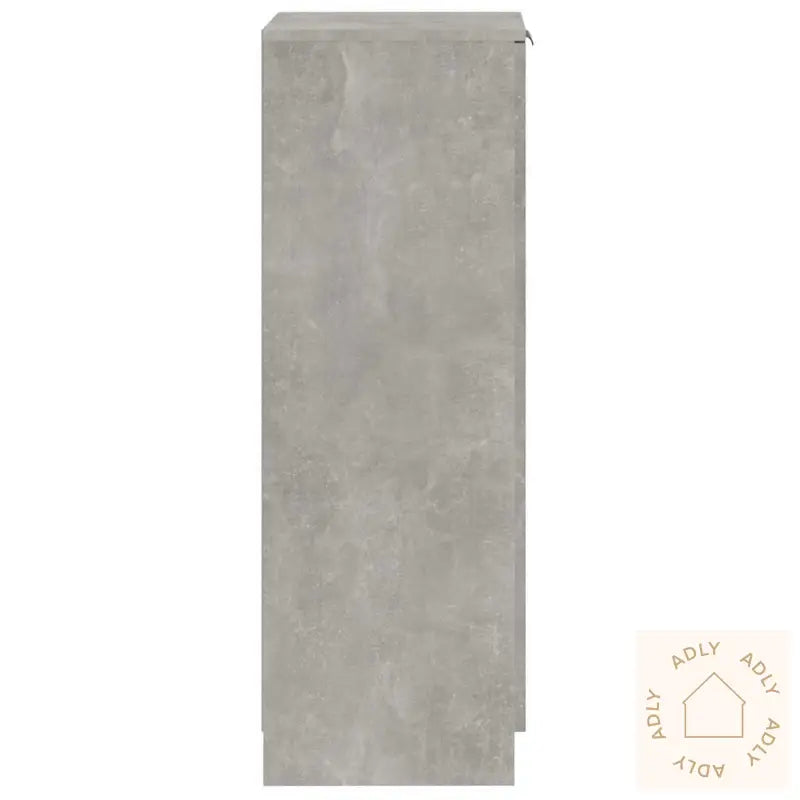 Skoskap Betonggrå 30X35X100 Cm Konstruert Tre