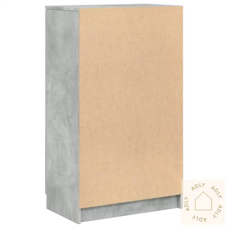 Skoskap Betonggrå 59X35X100 Cm Konstruert Tre