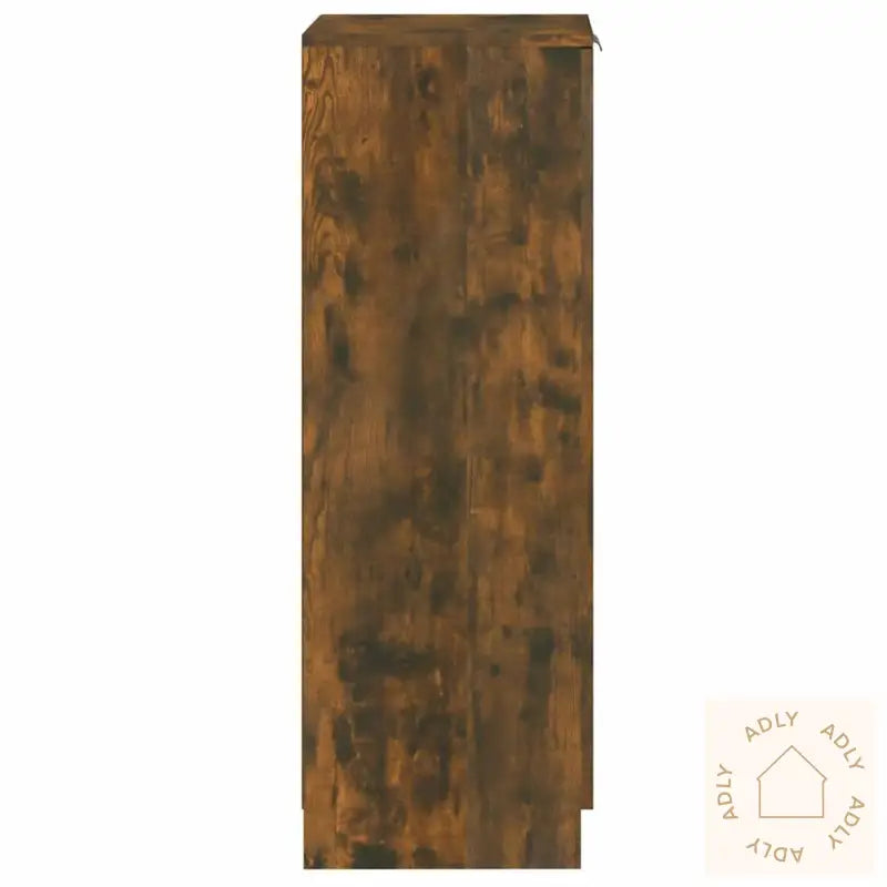 Skoskap Røkt Eik 30X35X100 Cm Konstruert Tre