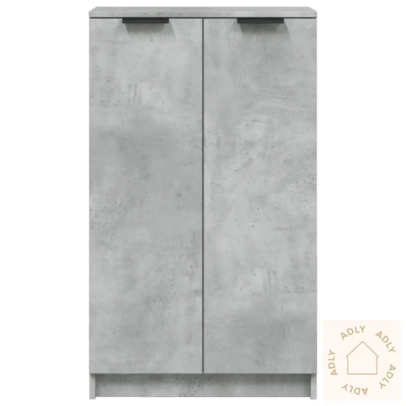 Skoskap Betonggrå 59X35X100 Cm Konstruert Tre