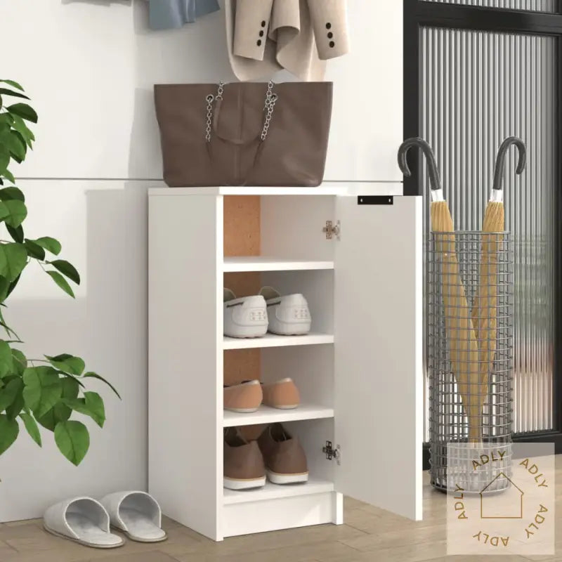 Skoskap Hvit 30X35X70 Cm Konstruert Tre