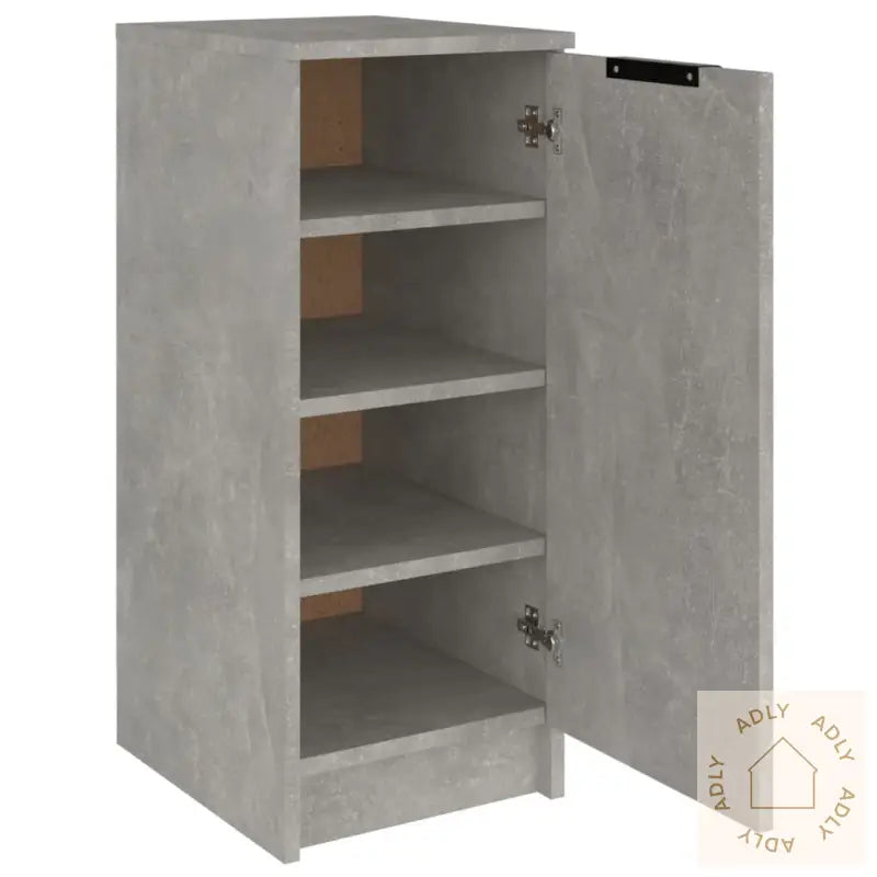 Skoskap Betonggrå 30X35X70 Cm Konstruert Tre