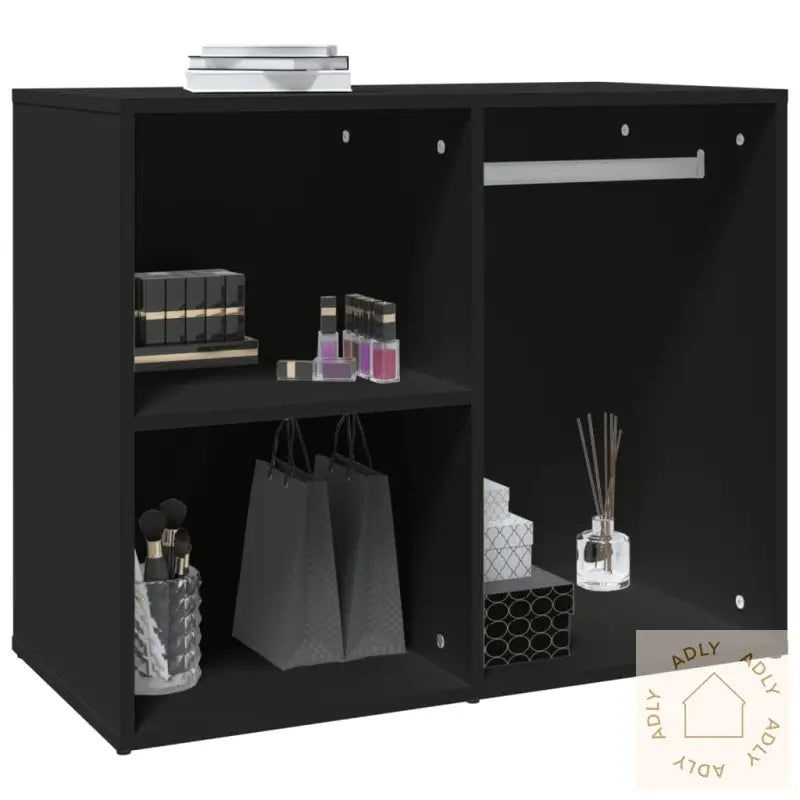 Sminkeskap Svart 80X40X65 Cm Konstruert Tre