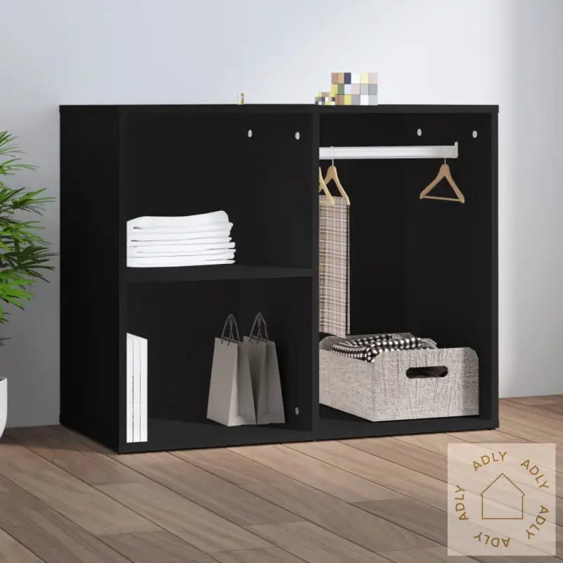 Sminkeskap Svart 80X40X65 Cm Konstruert Tre