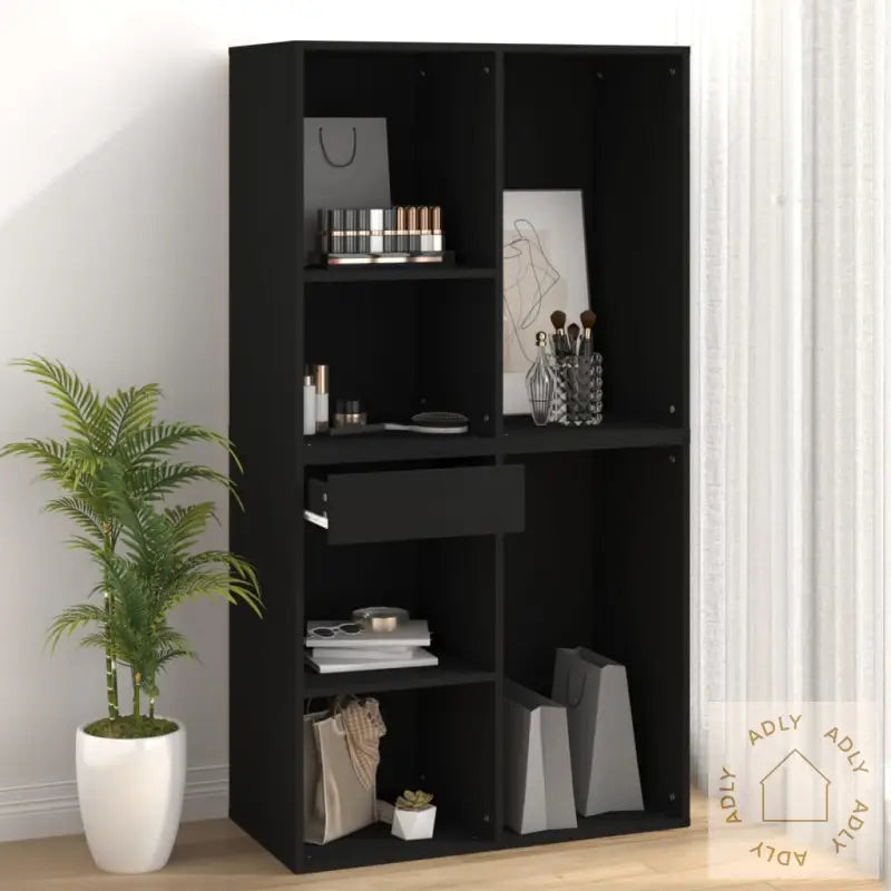 Sminkeskap Svart 80X40X75 Cm Konstruert Tre