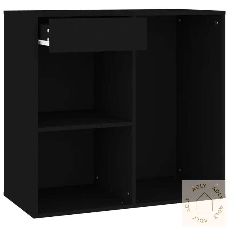 Sminkeskap Svart 80X40X75 Cm Konstruert Tre