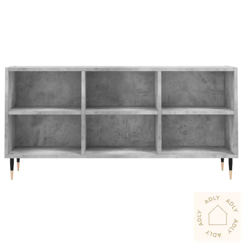 Tv-Benk Betonggrå 103,5X30X50 Cm Konstruert Tre