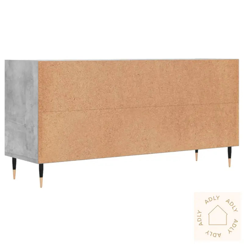 Tv-Benk Betonggrå 103,5X30X50 Cm Konstruert Tre