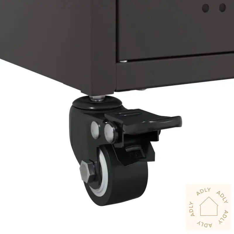 Tv-Benk Svart 100,5X39X43,5 Cm Stål