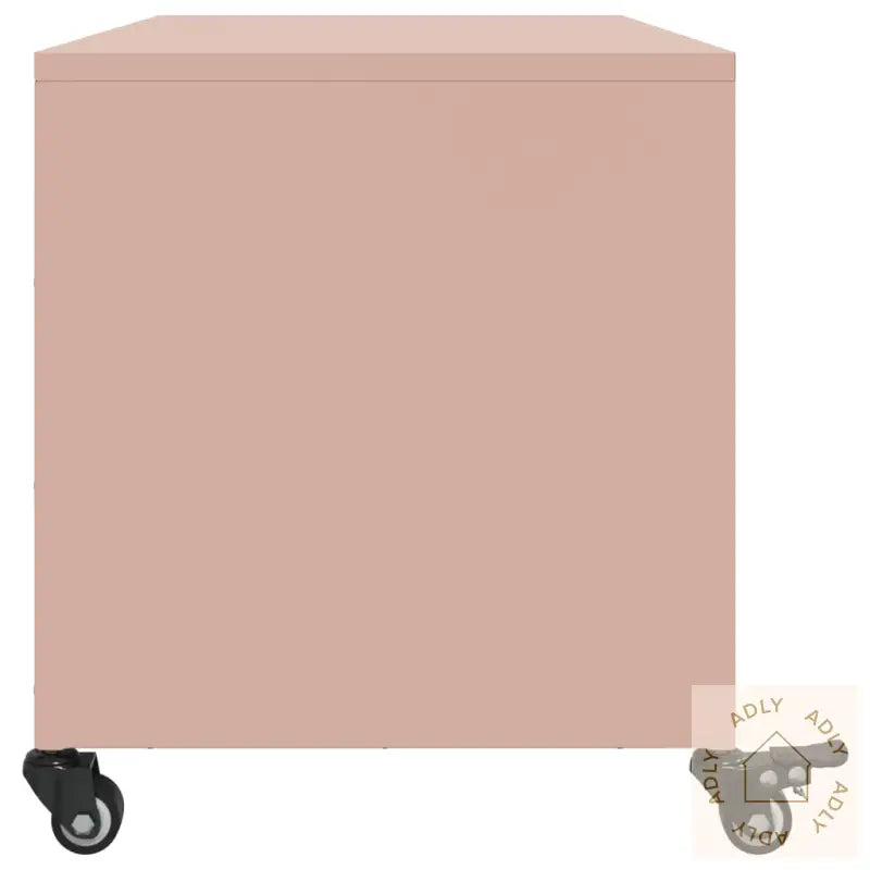 Tv-Benk Rosa 68X39X43,5 Cm Kaldvalset Stål