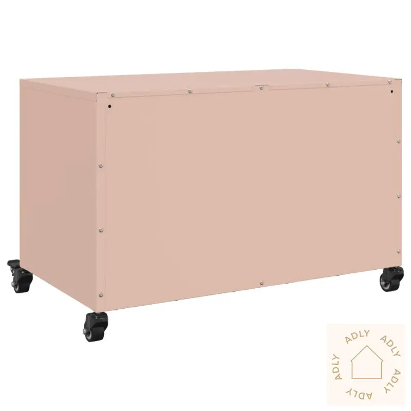 Tv-Benk Rosa 68X39X43,5 Cm Kaldvalset Stål