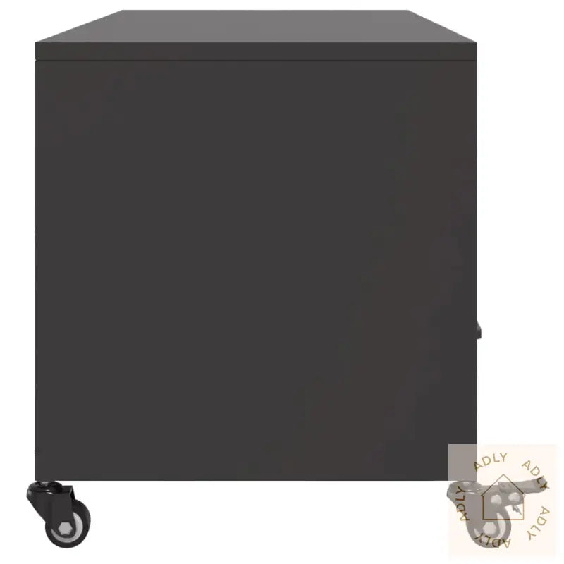 Tv-Benk Svart 100,5X39X43,5 Cm Stål