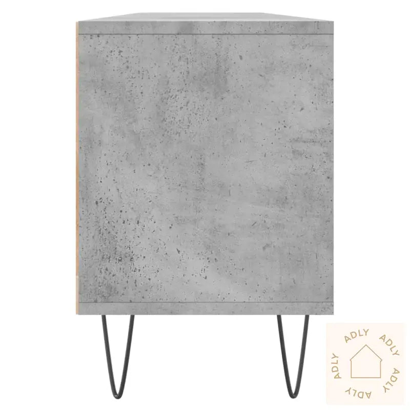 Tv-Benk Betonggrå 150X30X44,5 Cm Konstruert Tre