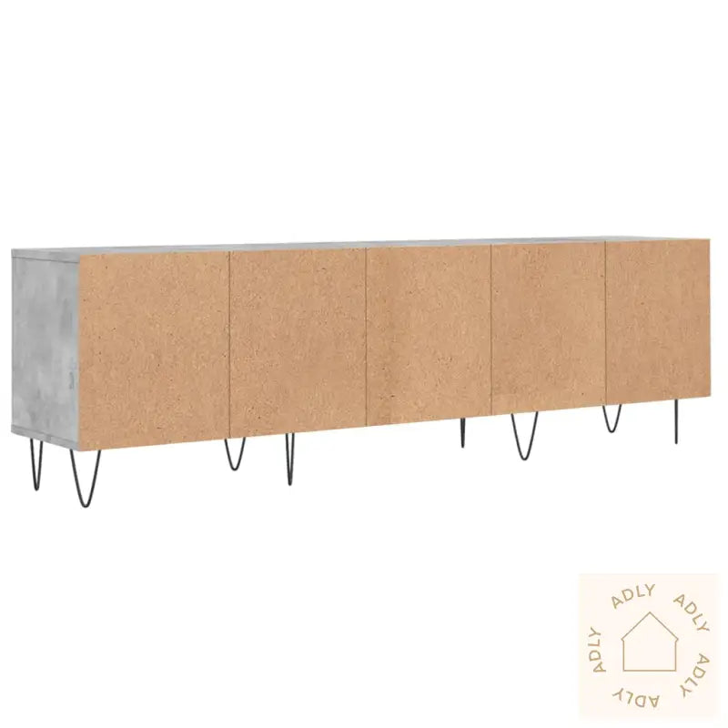 Tv-Benk Betonggrå 150X30X44,5 Cm Konstruert Tre