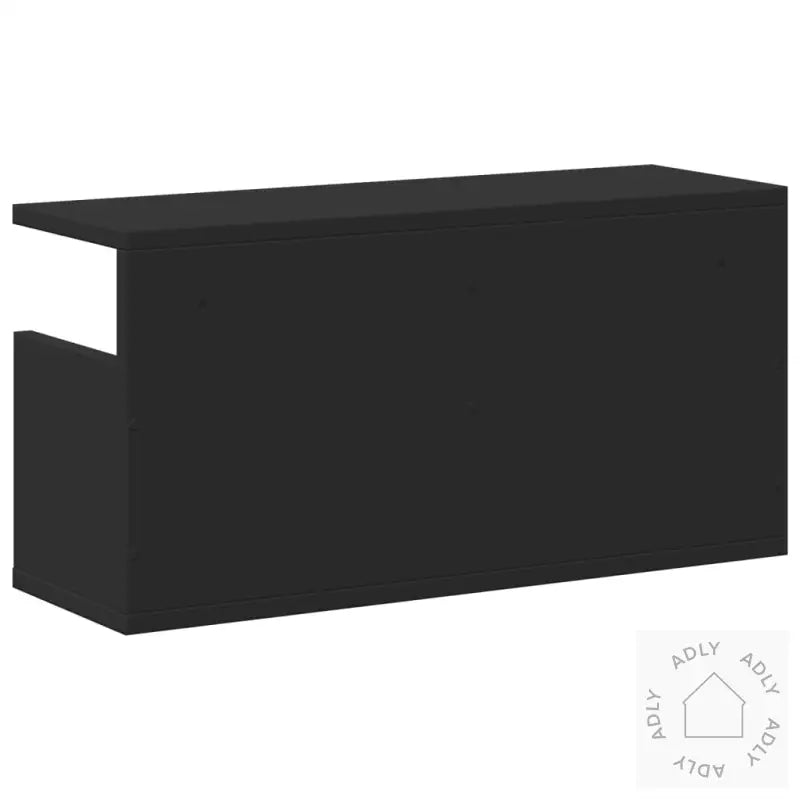 Veggskap 60X20X30 Cm Svart Konstruert Tre